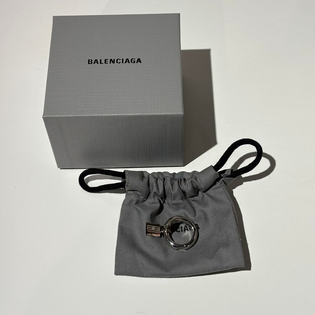 BALENCIAGA バレンシアガ SAINT-GERMAIN TAG RING BB-GV-10 リング シルバー size:12号 【表参道B06】
