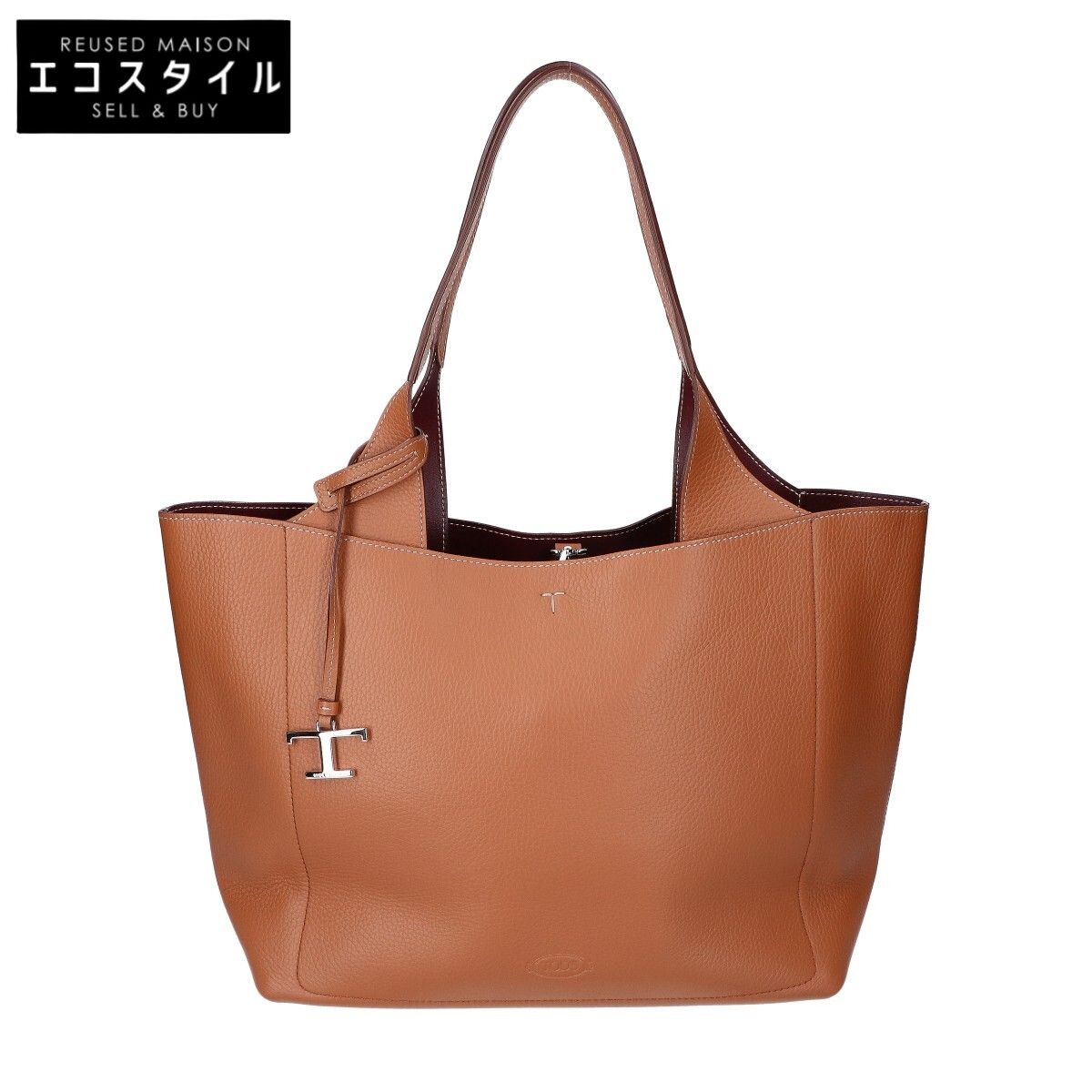 TOD'S　トッズ　【美品】XBWAPAP0300QRI9P13 T タイムレス レザー