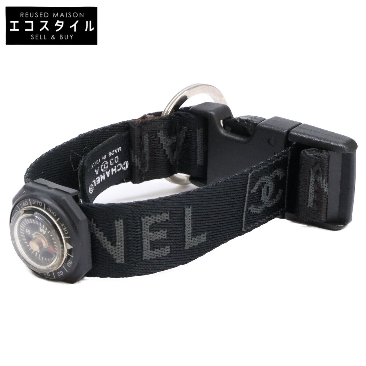CHANEL　シャネル　03A 方位磁石 コンパス ロゴジャカード 28,529円