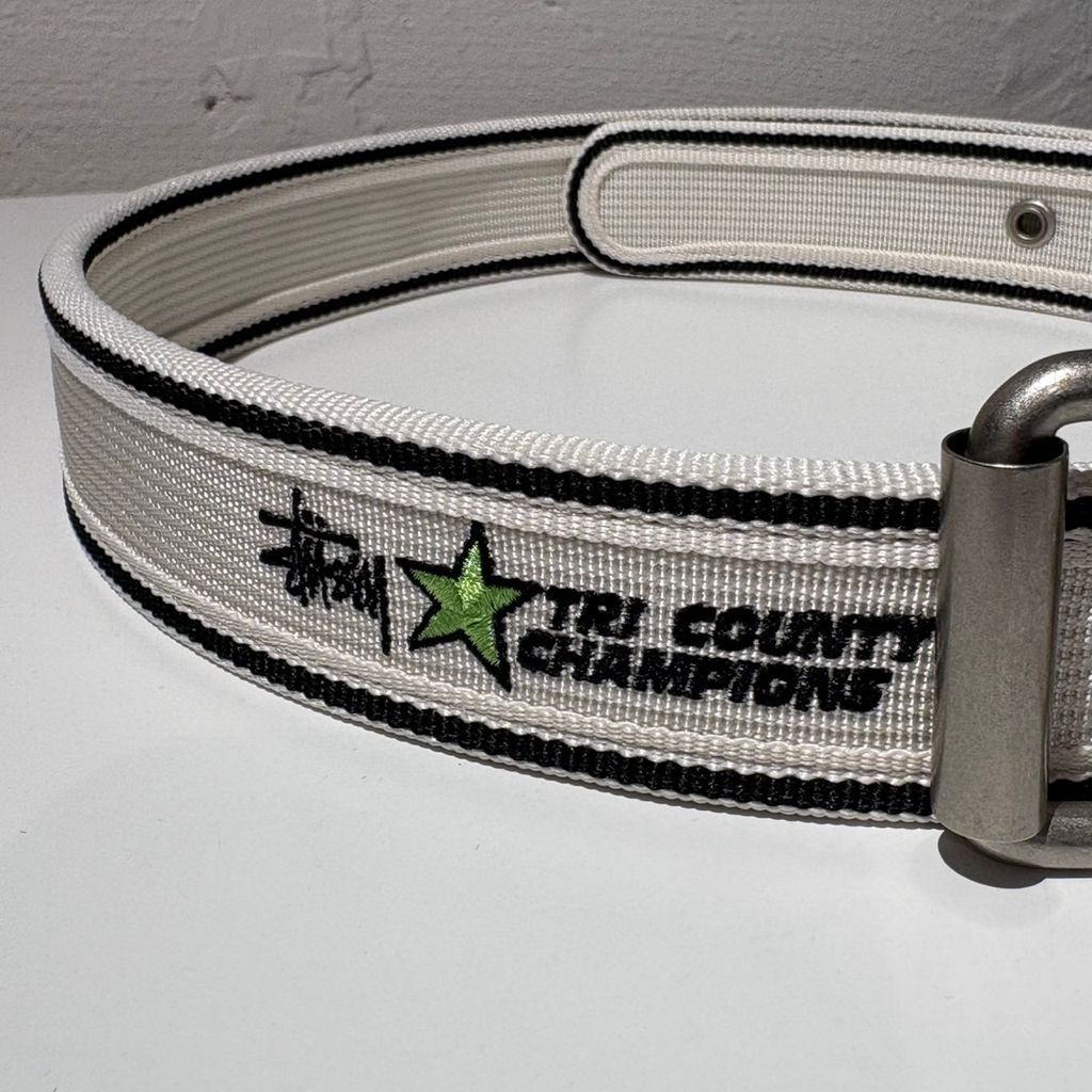 STUSSY ステューシー TRI COUNTY WEBBING BELT ウエスタンベルト