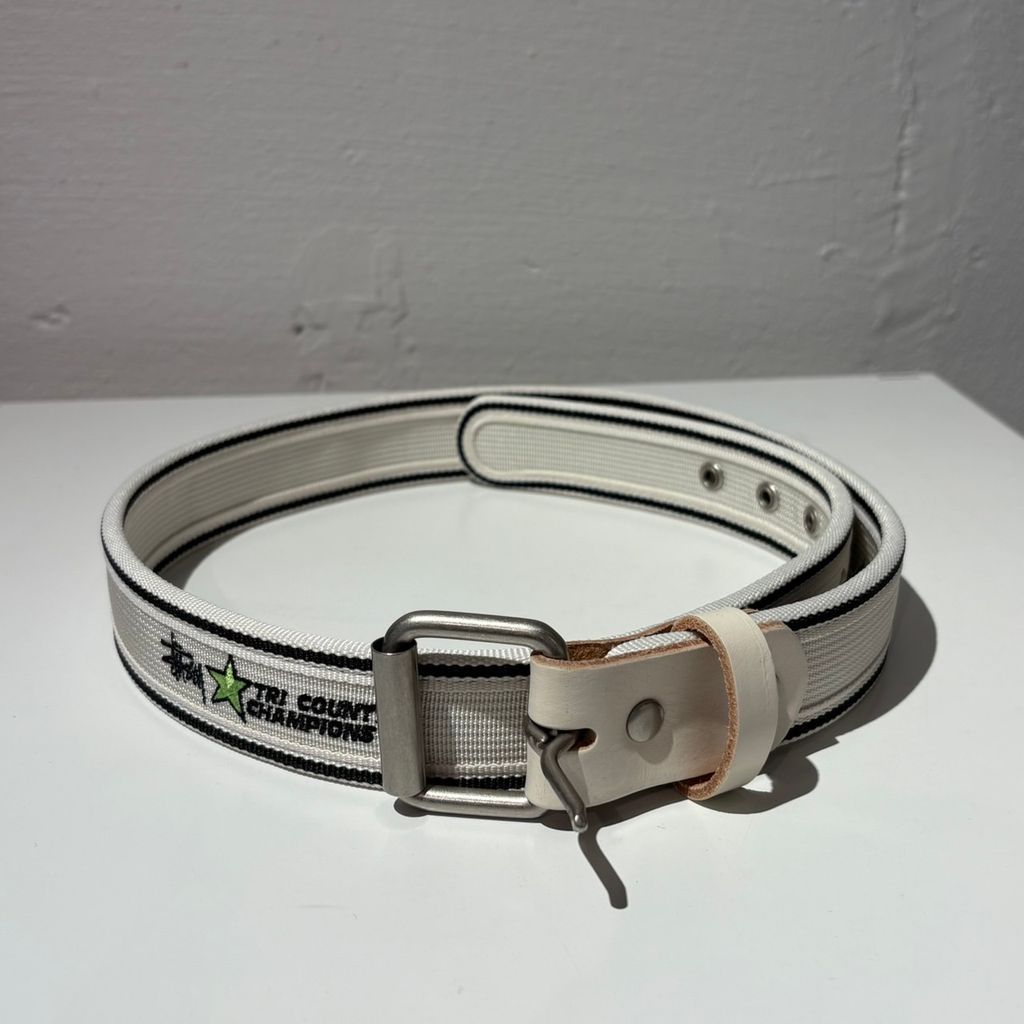 STUSSY ステューシー TRI COUNTY WEBBING BELT ウエスタンベルト