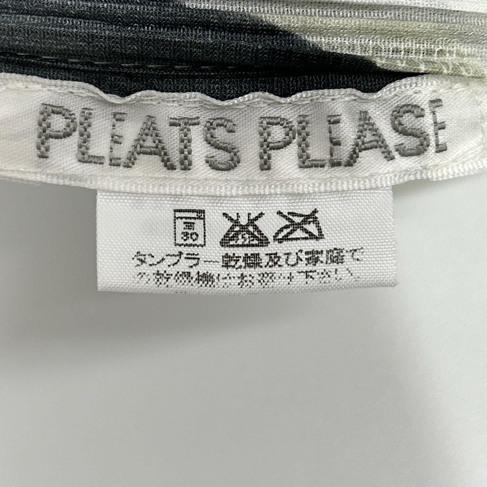 PLEATS PLEASE プリーツプリーズ PP06-JJ202 ホワイト×ブラック 花びら