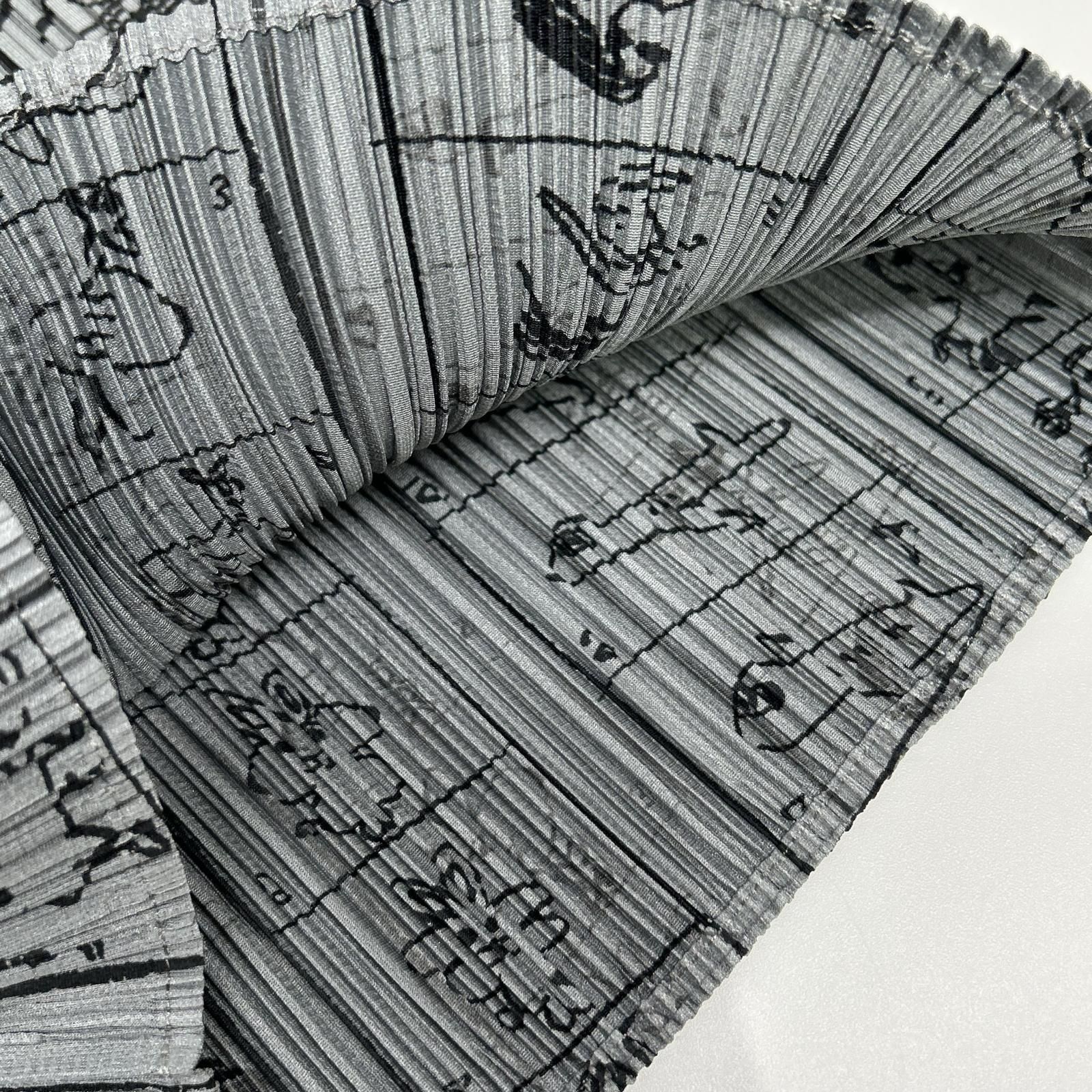 PLEATS PLEASE プリーツプリーズ PP71-JK716 グレー コミックイラスト