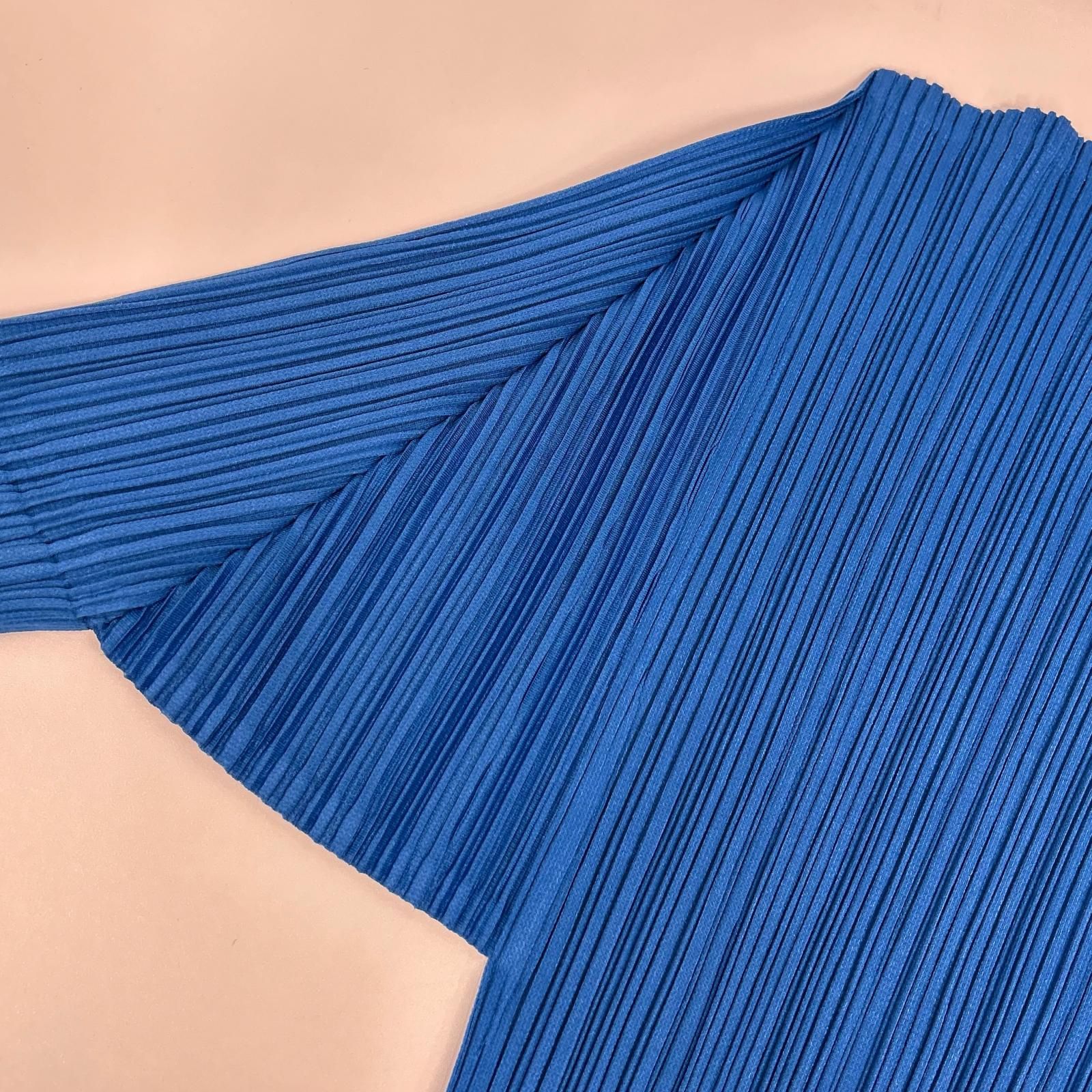 PLEATS PLEASE プリーツプリーズ PP93-JK025 ブルー 長袖シャツ 