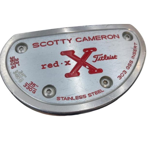 【中古】 タイトリスト SCOTTY CAMERON RED X 34インチ パター PT スチール (フレックスその他) メンズ 男性用 右利き 右用 Cランク ゴルフクラブ