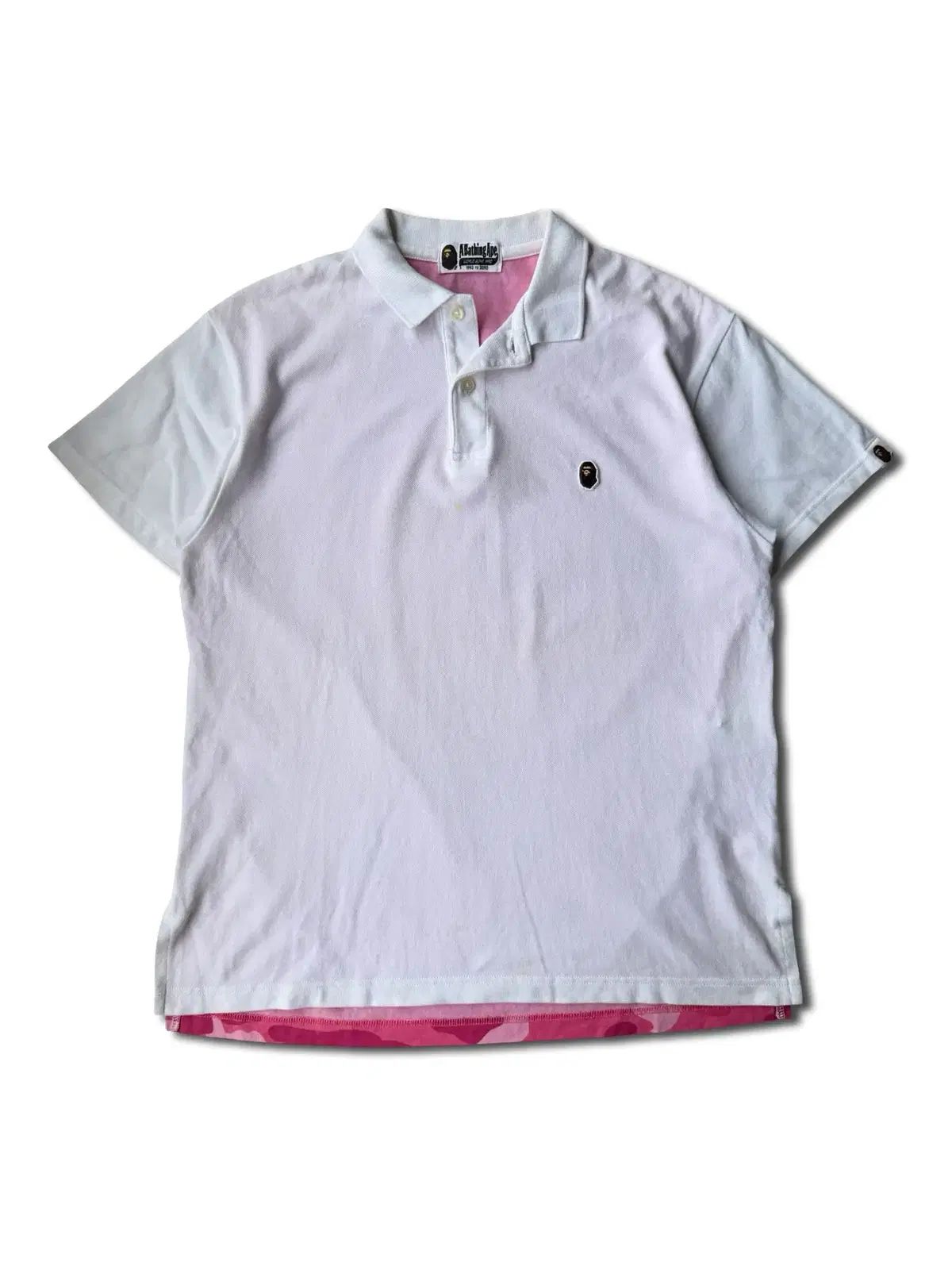 A BATHING APE ピンク カモフラージュ パータン PK シャツ