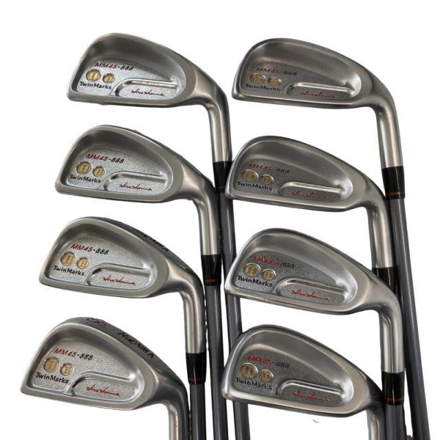 【中古】 本間ゴルフ Twin Marks MM45-888 8S レディース アイアンセット IR DORIC CARBON (フレックスL) レディース 女性用 右利き 右用 Cランク ゴルフクラブ