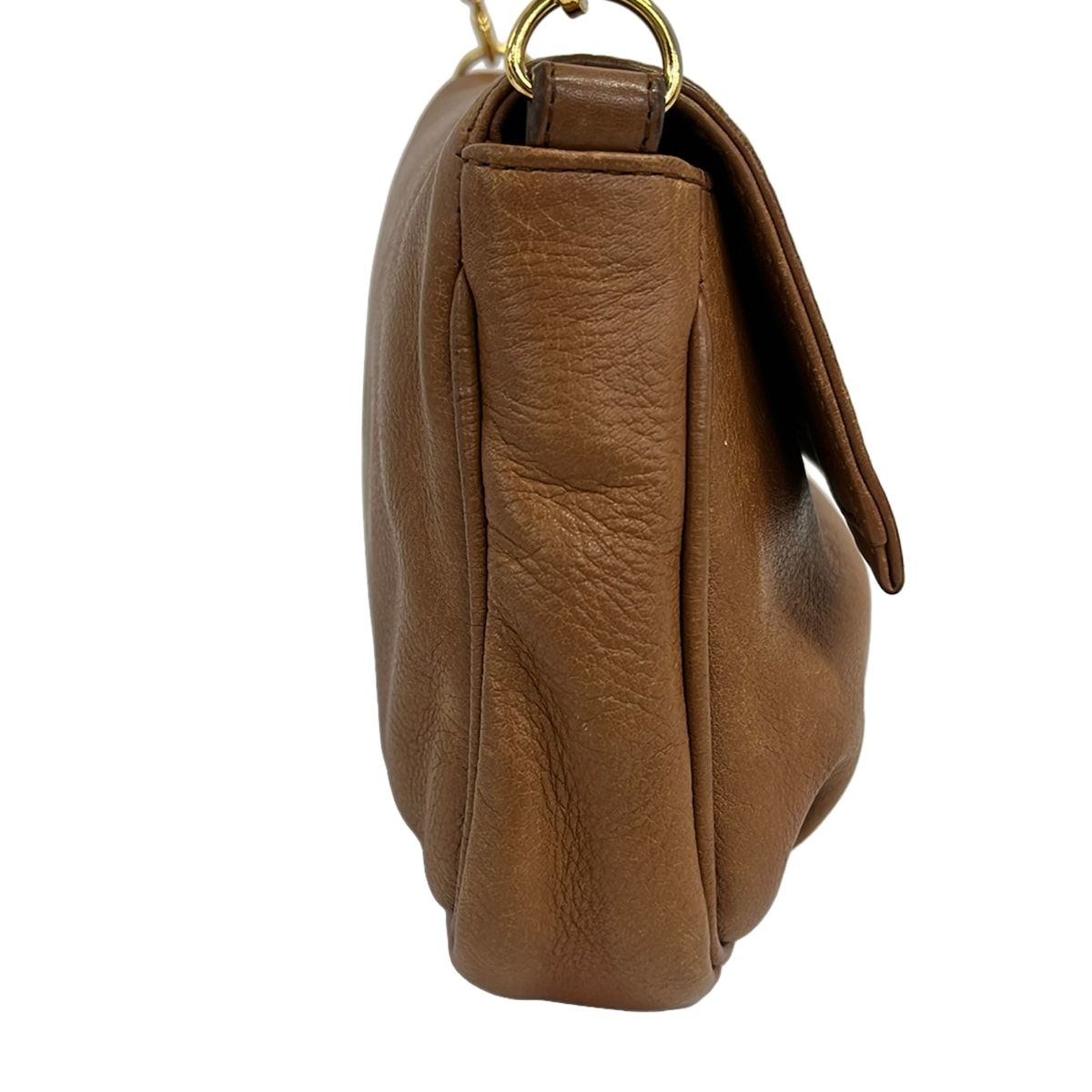 FENDI(フェンディ) ショルダーバッグ - 8M0276 ブラウン チェーン