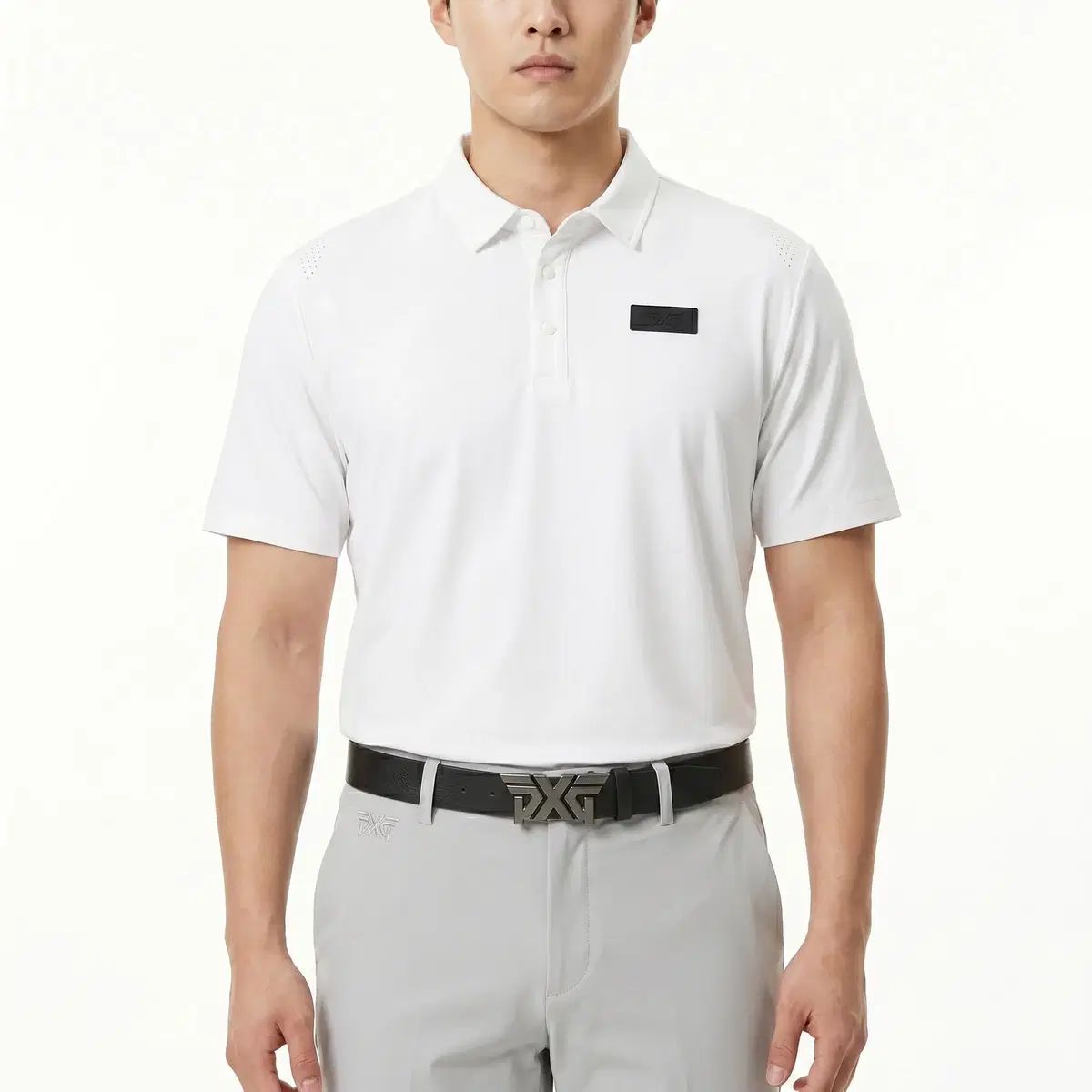22年/XXL PXG 正規品 メンズ ネックウェルディング KARA 半袖 Tシャツ (白)