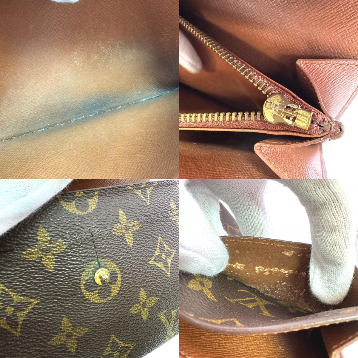 LOUIS VUITTON ルイヴィトン M61723 ポルトモネクレディ モノグラム 