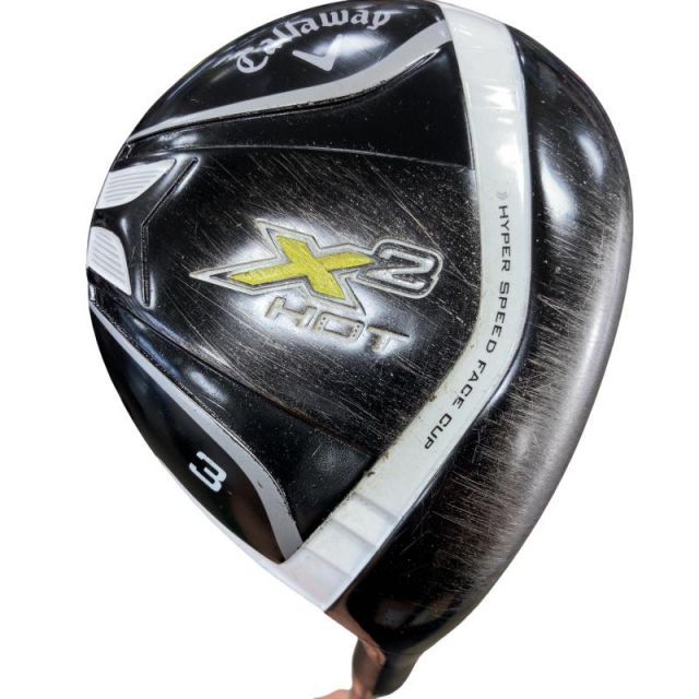 【中古】 キャロウェイ X2 HOT 3W フェアウェイウッド FW X2 HOT(フェアウェイ) (フレックスS) メンズ 男性用 右利き 右用 Cランク ゴルフクラブ