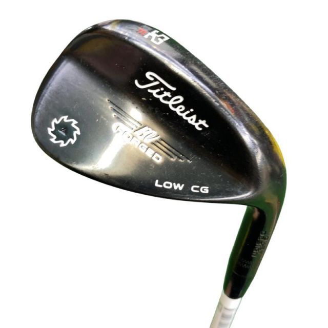【中古】 タイトリスト VOKEY FORGED(2017) ブラック 52°/10°F ウェッジ WG Dynamic Gold (フレックスS) メンズ 男性用 右利き 右用 Dランク ゴルフクラブ