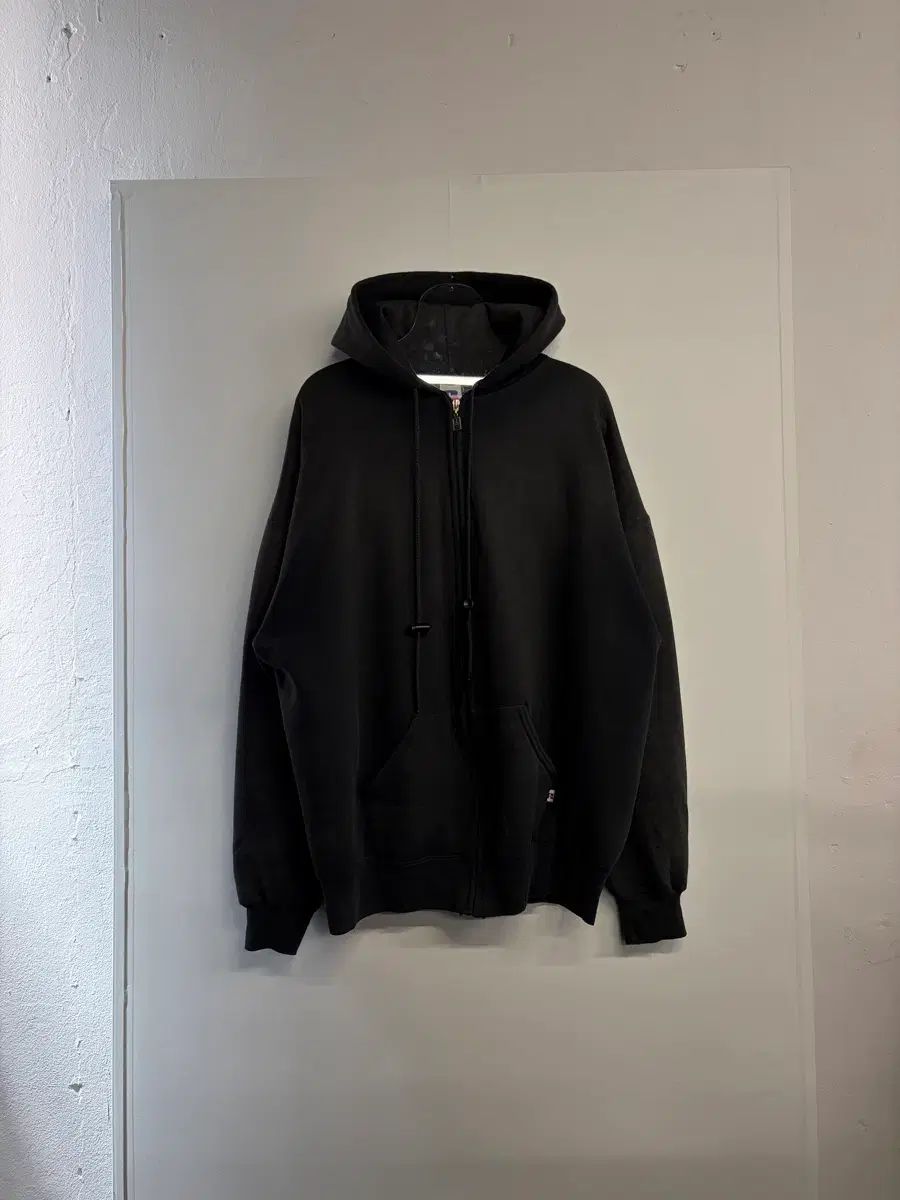 90s ラッセル エスレティック HARD フェイディド ジップアップフーディー XXL