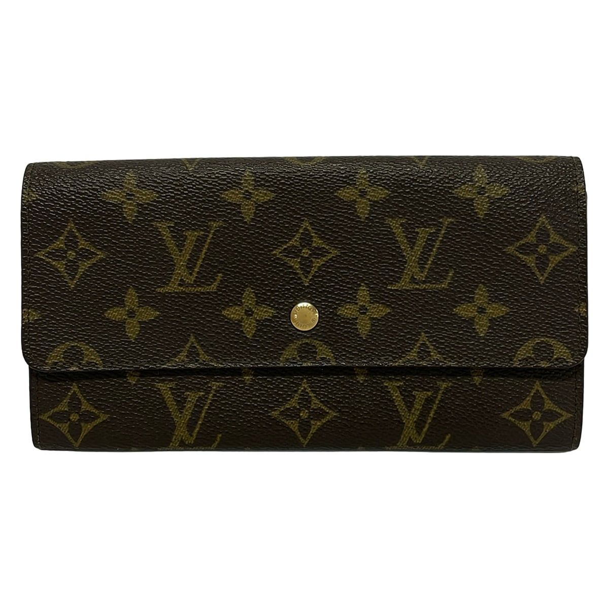 LOUIS VUITTON(ルイヴィトン) 長財布 モノグラム ポシェットポルトモネクレディ M61725(旧型) - レザー