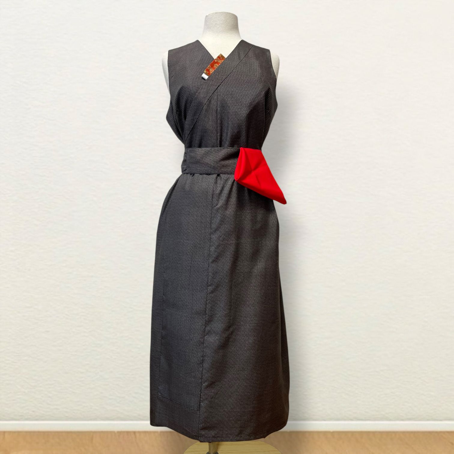 ファッション小物 茶道稽古着 ロング ハンドメイド