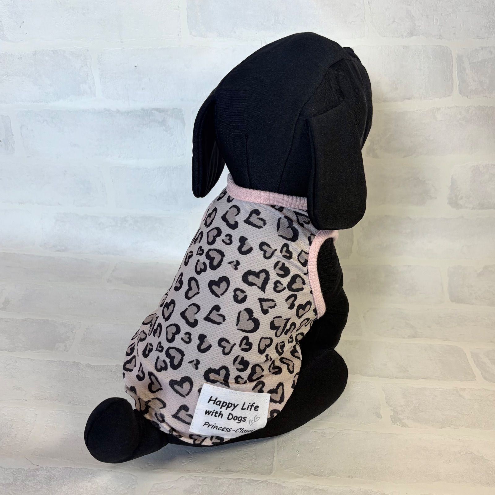 クールクロスタンク【レオパード】 ハンドメイド犬服 犬の洋服 クール