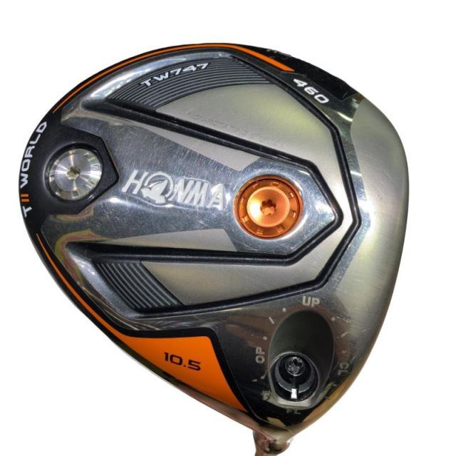 【中古】 本間ゴルフ TOUR WORLD TW747 460 10.5° ドライバー DR 純正特注シャフト (フレックスSR) メンズ 男性用 右利き 右用 Cランク ゴルフクラブ