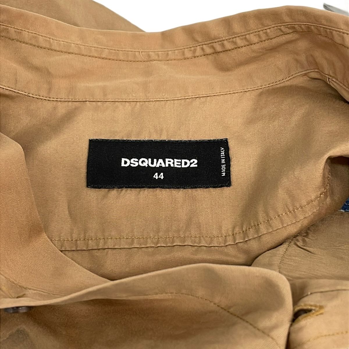 DSQUARED2 パッチワーク 長袖シャツ 44 【公式通販】