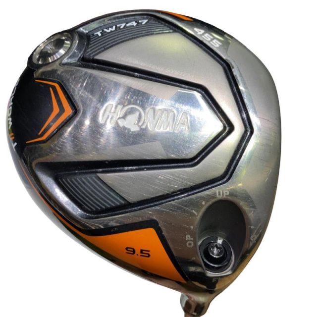 本間ゴルフ TOUR WORLD TW747 455 9.5° ドライバー DR VIZARD FP-6