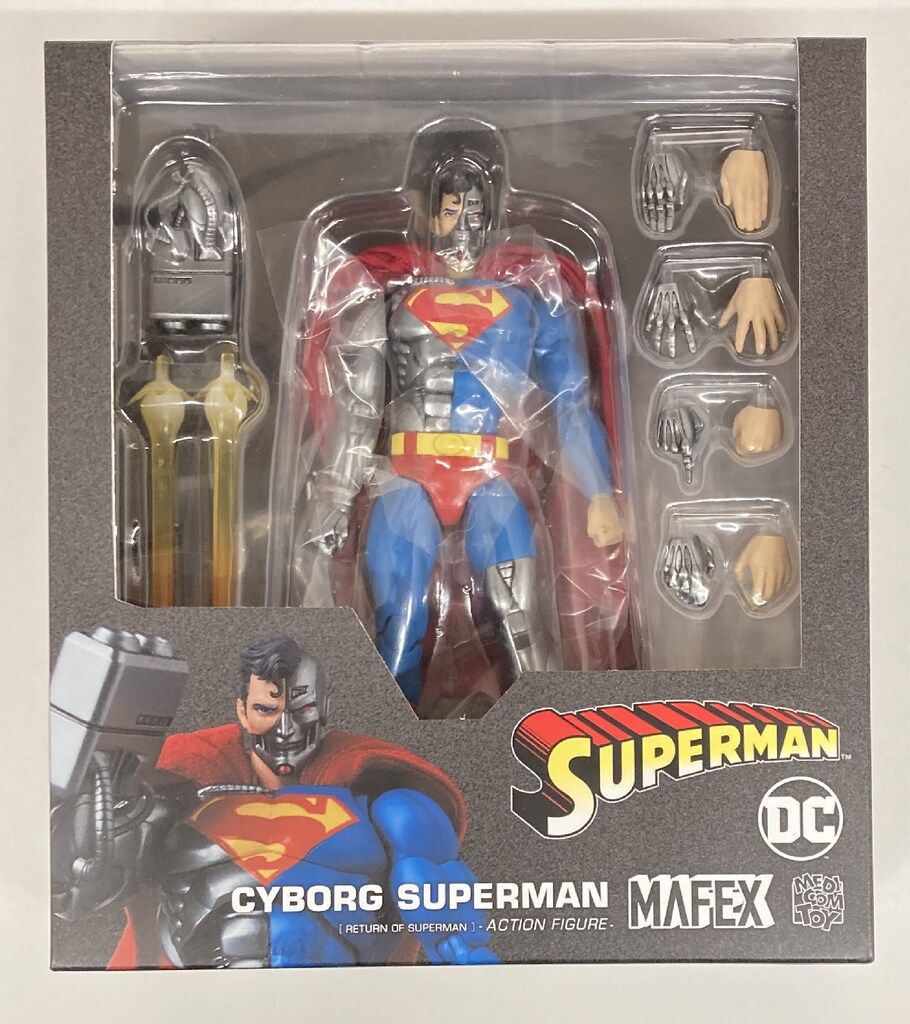 メディコム トイ MAFEX CYBORG SUPERMAN (RETURN OF SUPERMAN) 164　SUPERMAN