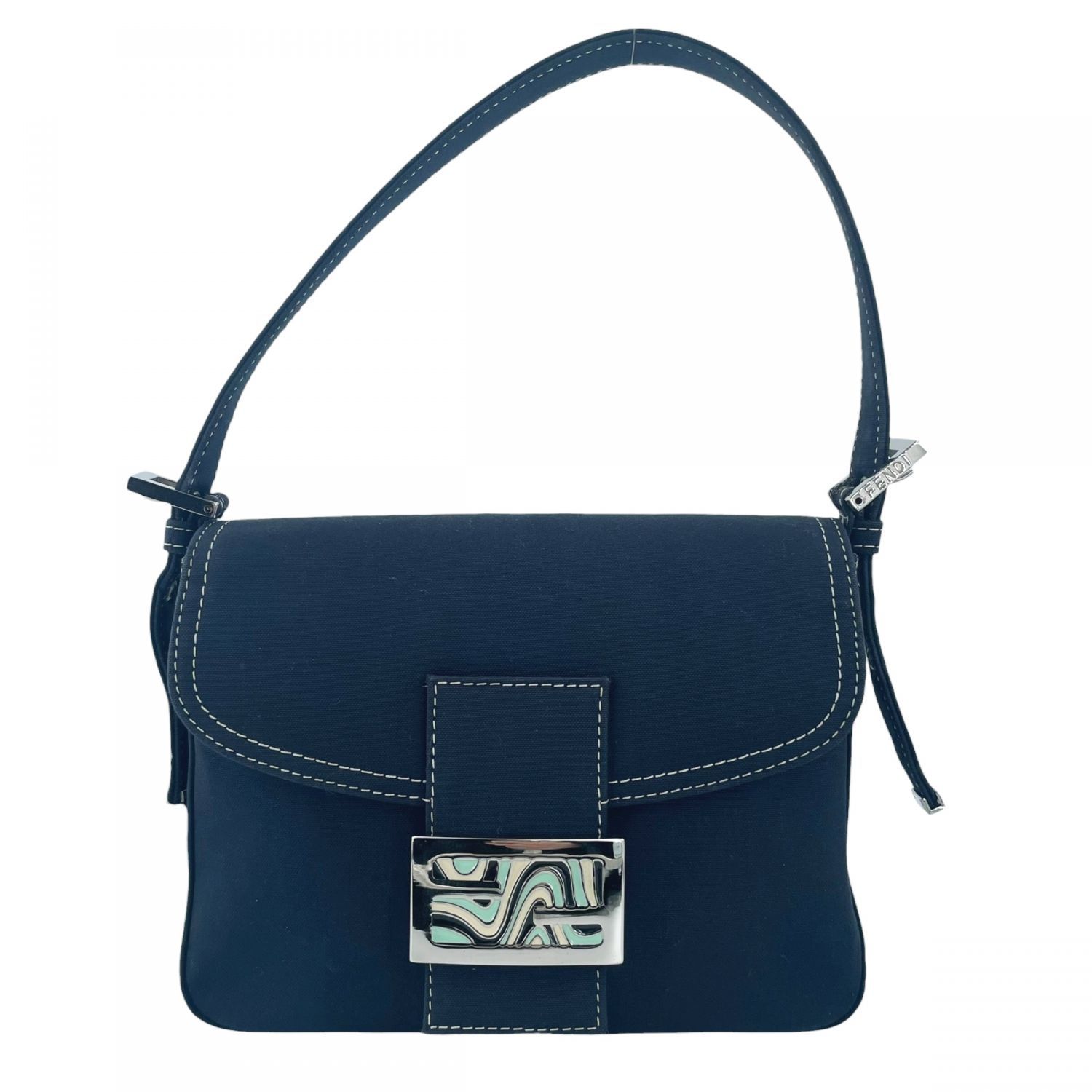 中古】 Fendi フェンディ ミニ マンマバケット マーブル ワン