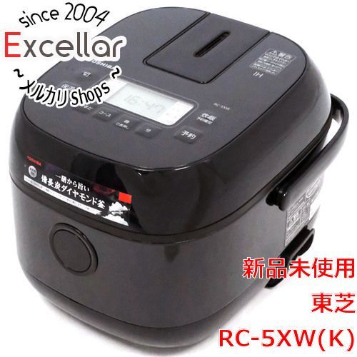 [bn:3] TOSHIBA　IH炊飯器 3合炊き　RC-5XW(K)　ブラック