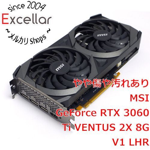 bn:12] MSI製グラボ GeForce RTX 3060 Ti VENTUS 2X 8G V1 LHR PCIExp