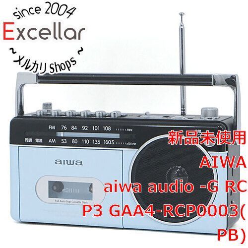 [bn:15] AIWA　ファッショナブルラジカセ aiwa audio -G RCP3　GAA4-RCP0003(PB)　パステルブルー