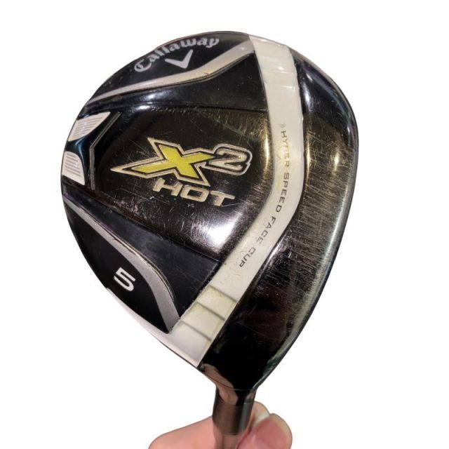 【中古】 キャロウェイ X2 HOT 5W フェアウェイウッド FW X2 HOT(フェアウェイ) (フレックスR) メンズ 男性用 右利き 右用 Dランク ゴルフクラブ