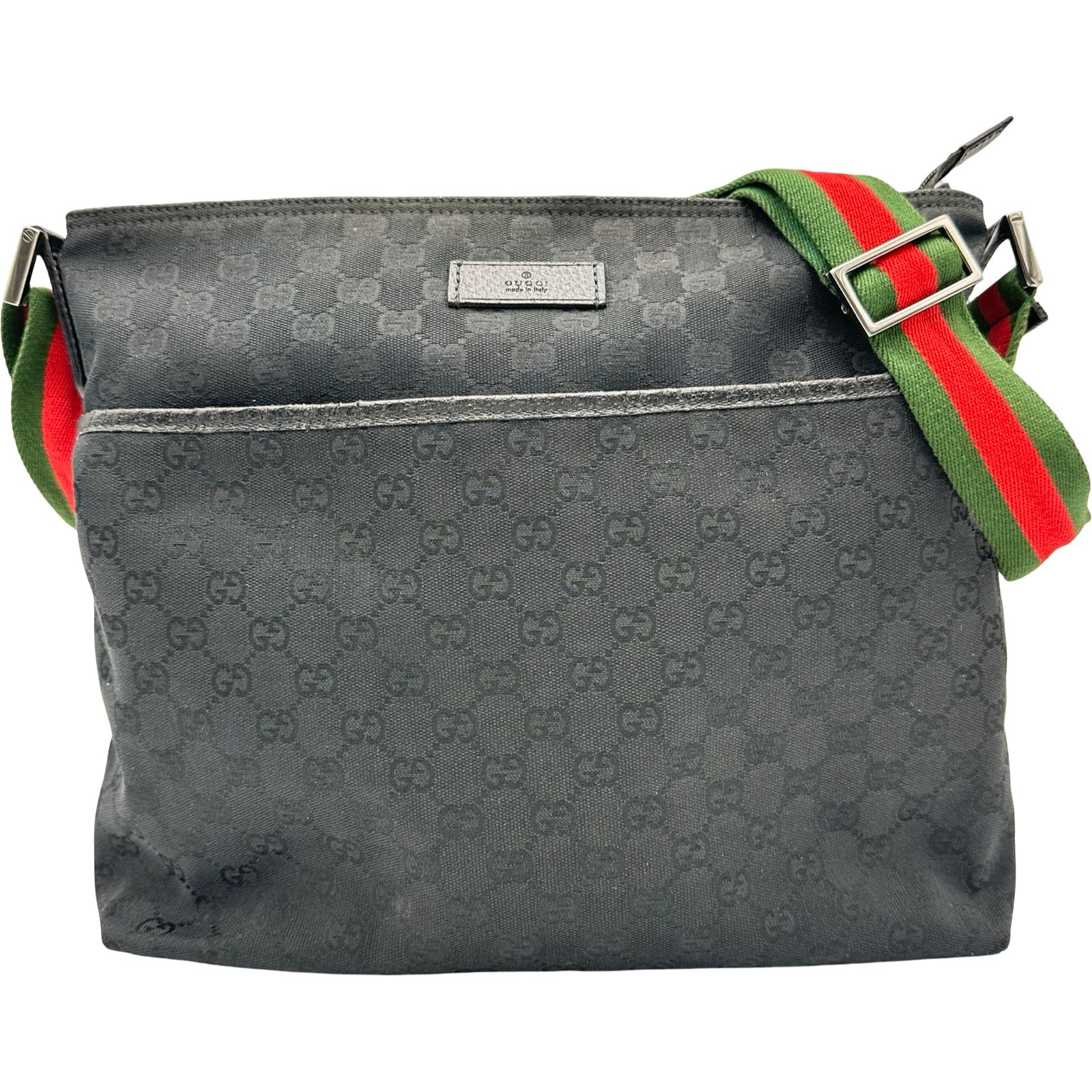 グッチ GUCCI シェリーショルダー 189751 ブラック GGキャンバス レディース ショルダーバッグ