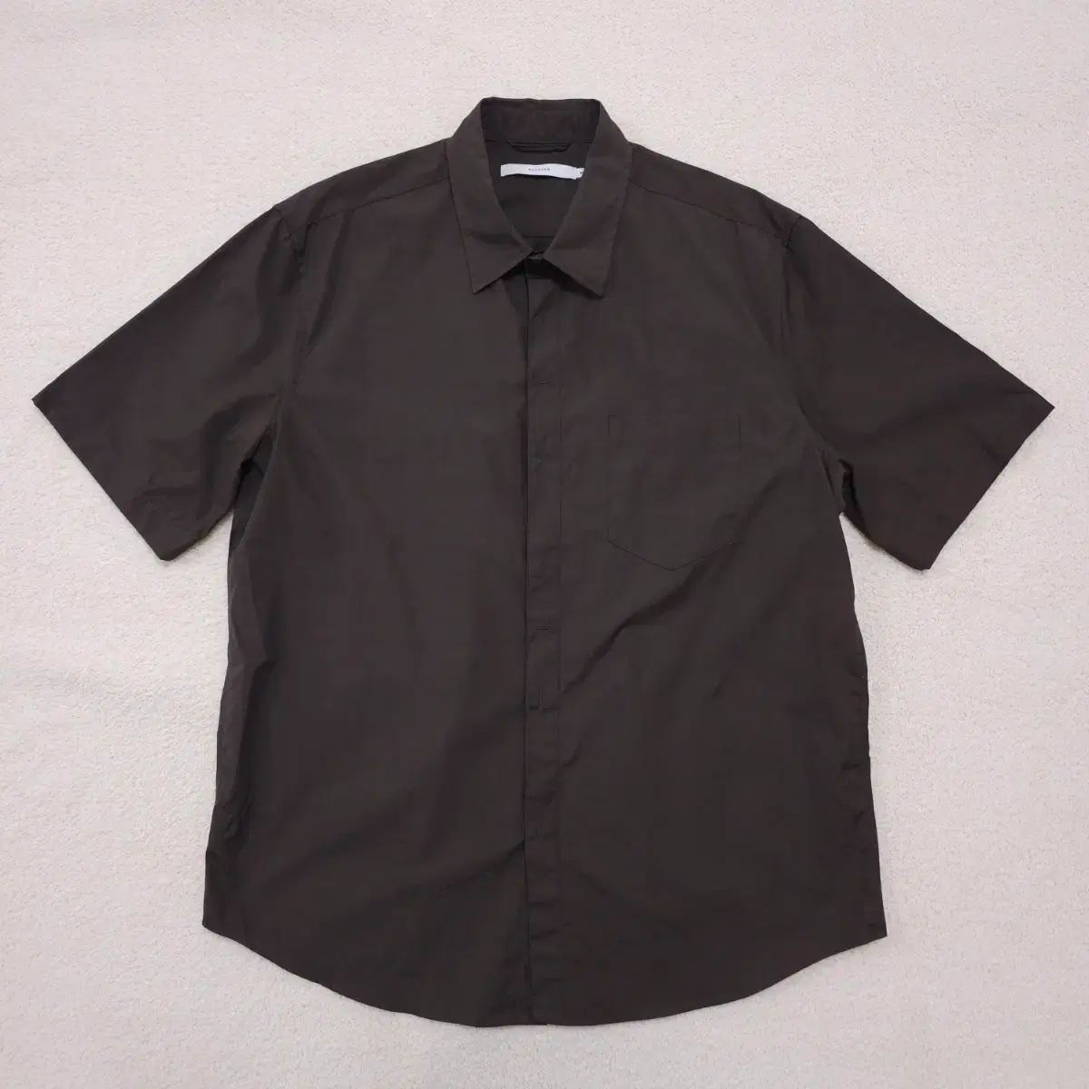SHIRTER ハイ ボタン 半袖 シャツ