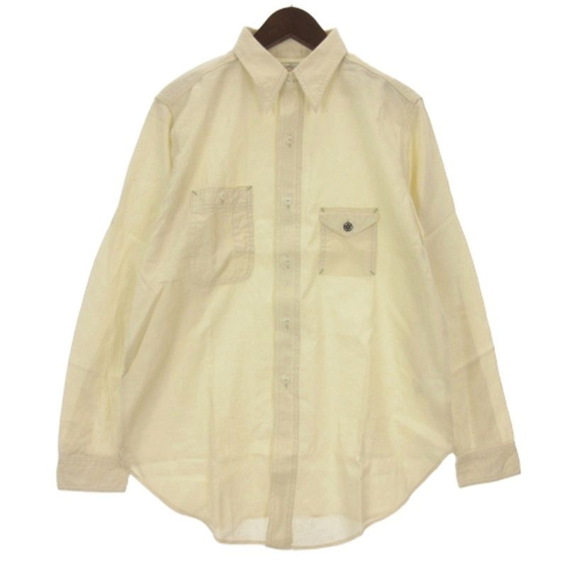 ビッグヤンク BIG YANK 1935 ORIGINAL CHAMBRAY シャンブレー シャツ 長袖 600-000-02/261 アイボリー 15.5