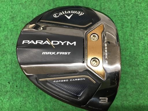 【中古】 キャロウェイ PARADYM MAX FAST 3W フェアウェイウッド FW SPEEDER NX 40 for CW(PARADYM FW) (フレックスR) メンズ 男性用 右利き 右用 Cランク ゴルフクラブ