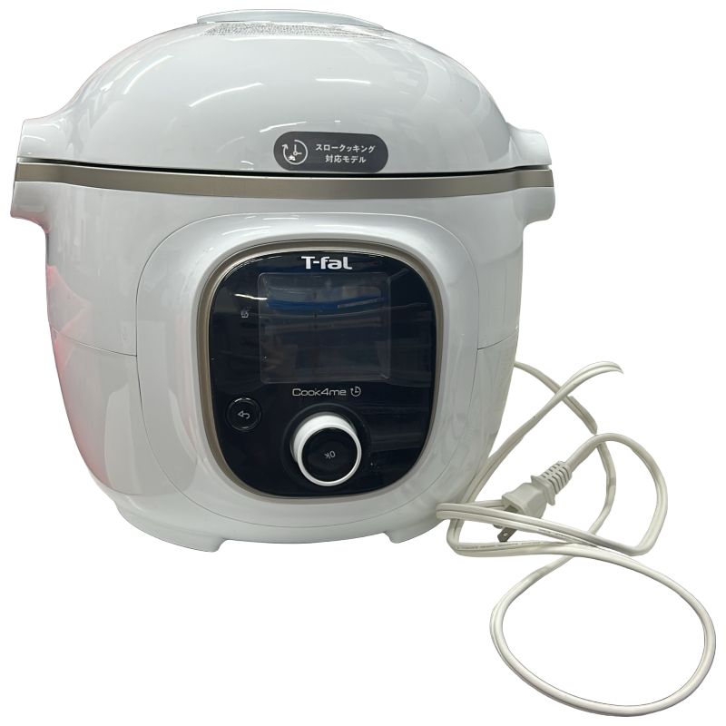 CW25 ティファール 電気圧力鍋 6L 内蔵250レシピ クックフォーミー ホワイト スロークッキング対応 圧力調理 CY8751JP