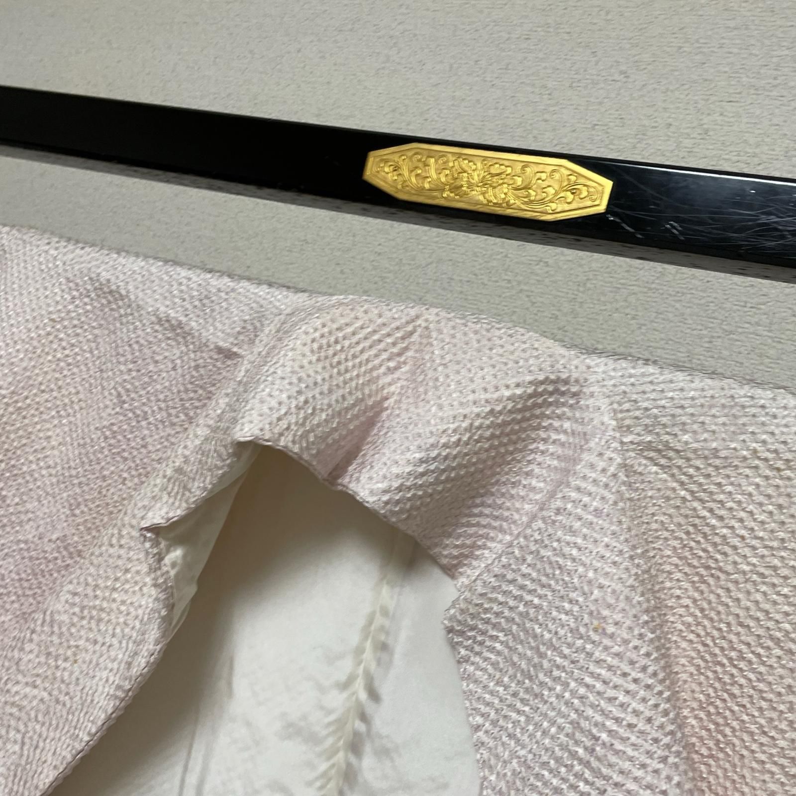 やまと誂え 振袖 裄66.5 総絞り 大柄牡丹 着物 正絹 X-3240