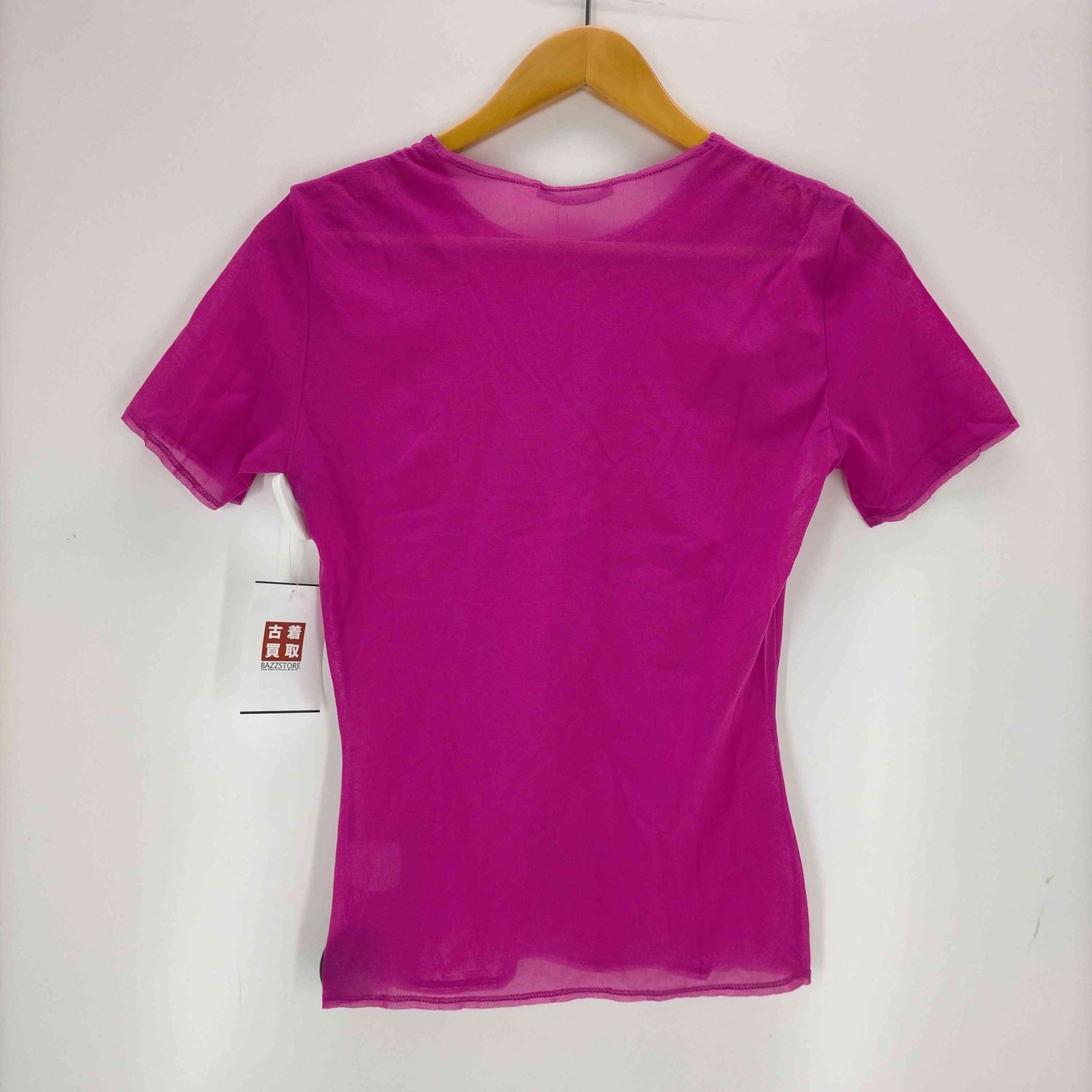 イッセイミヤケ ISSEY MIYAKE メッシュカットソー レディース JPN：S