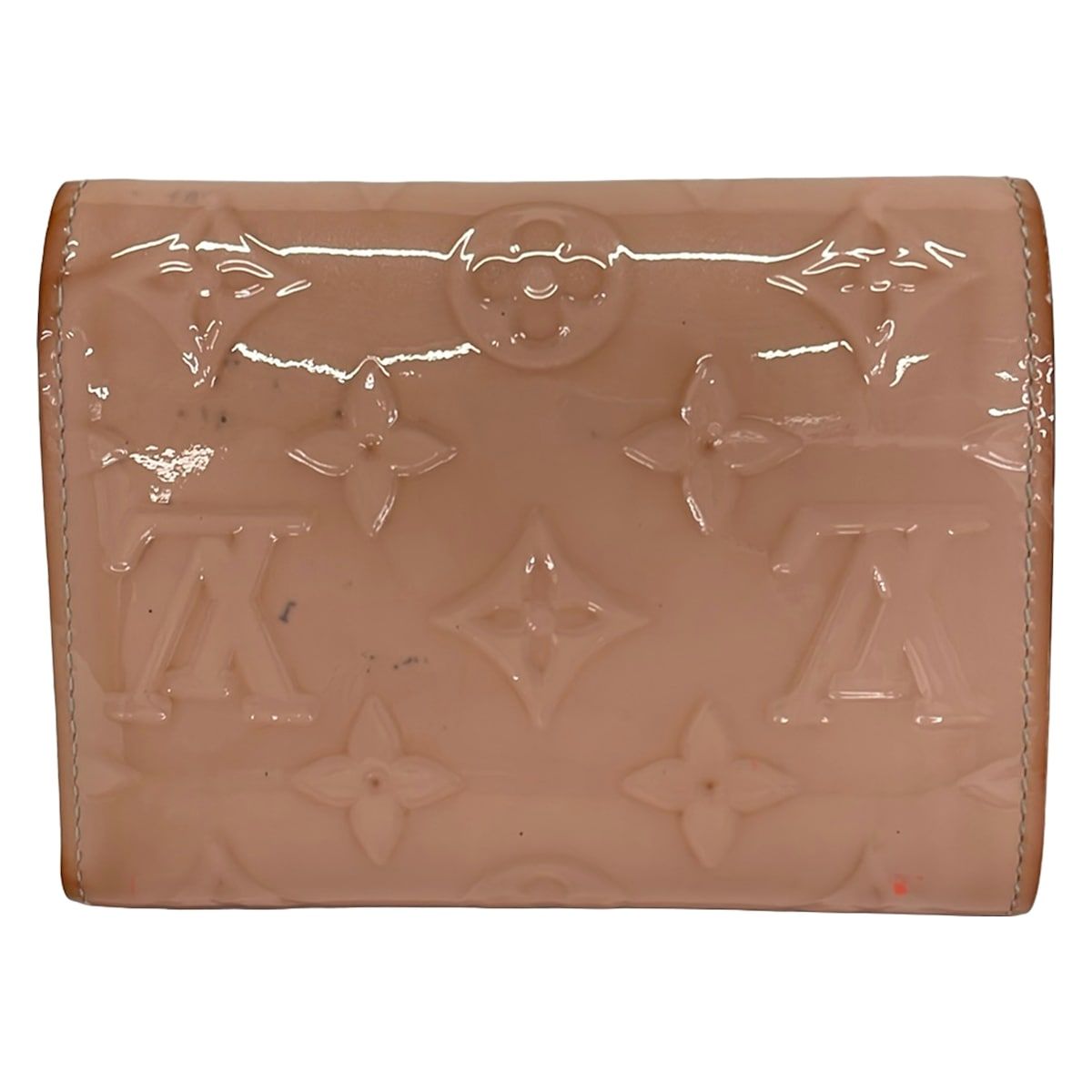 LOUIS VUITTON(ルイヴィトン) 3つ折り財布 モノグラムヴェルニ ポルトフォイユヴィクトリーヌ M62428 ローズバレリーヌ レザー