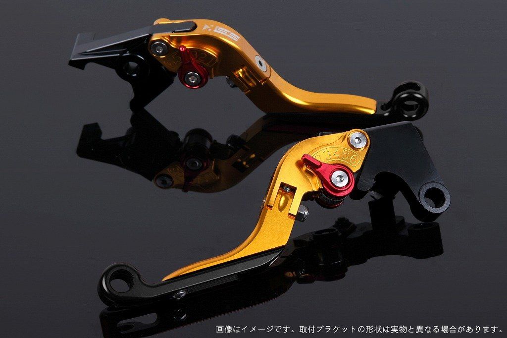 特価商品 SSK スピードラ アジャストレバーセット 可倒延長式 レバー本体カラー:ゴールド アジャスターカラー:レッド エクステンションカラー:ブラック YAMAHA XMAX