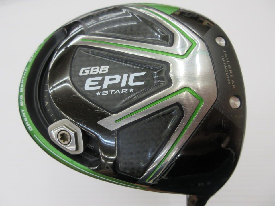 キャロウェイ　GBB EPIC STAR　9.5度　Speeder EVOLUTION for GBB　Sフレックス　ドライバー　中古　ゴルフドゥ！南風原店【最短即日発送】