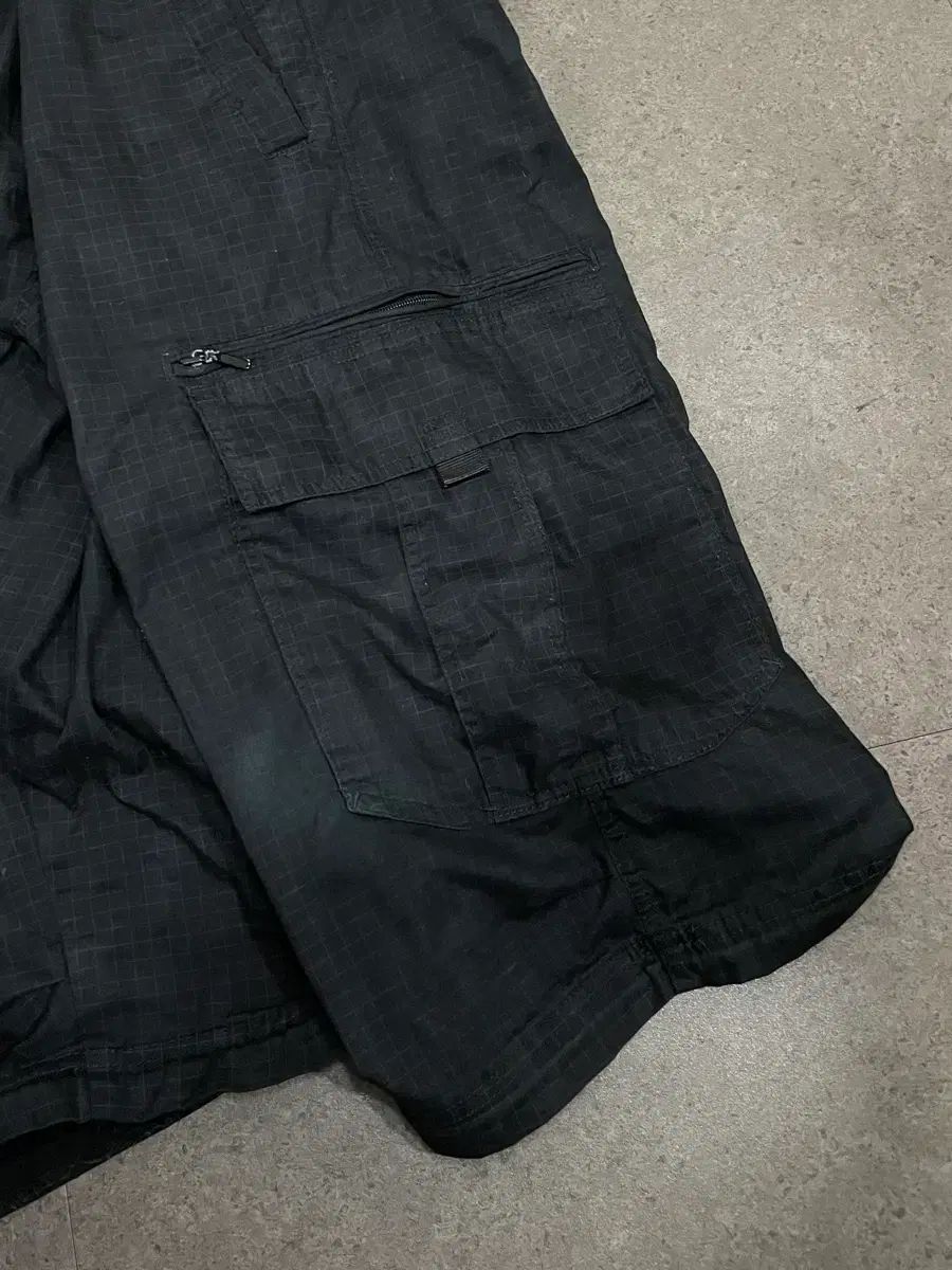 Vtg リップストップ カーゴ ワイド バミューダ パンツ Vtg リップストップ カーゴ ワイド バミューダ パンツ