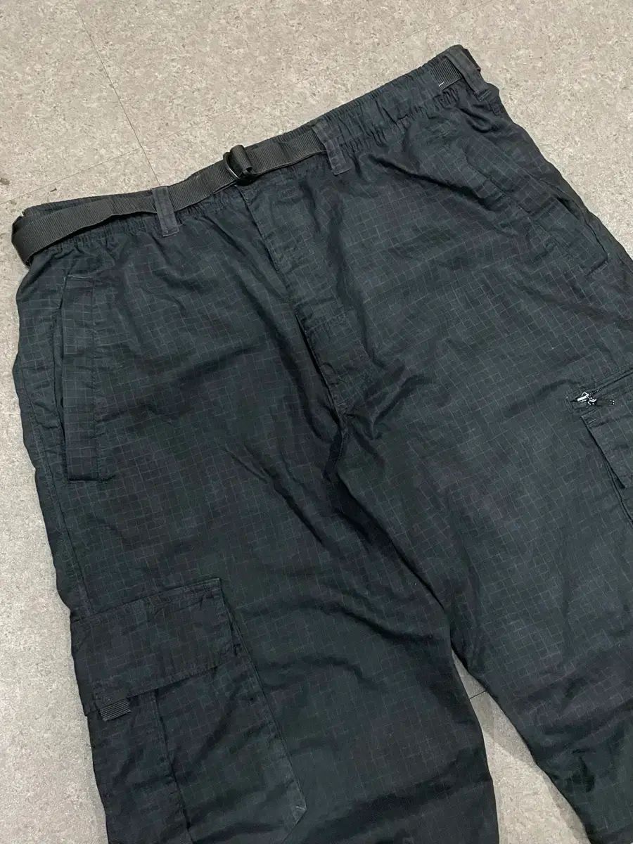 Vtg リップストップ カーゴ ワイド バミューダ パンツ Vtg リップストップ カーゴ ワイド バミューダ パンツ