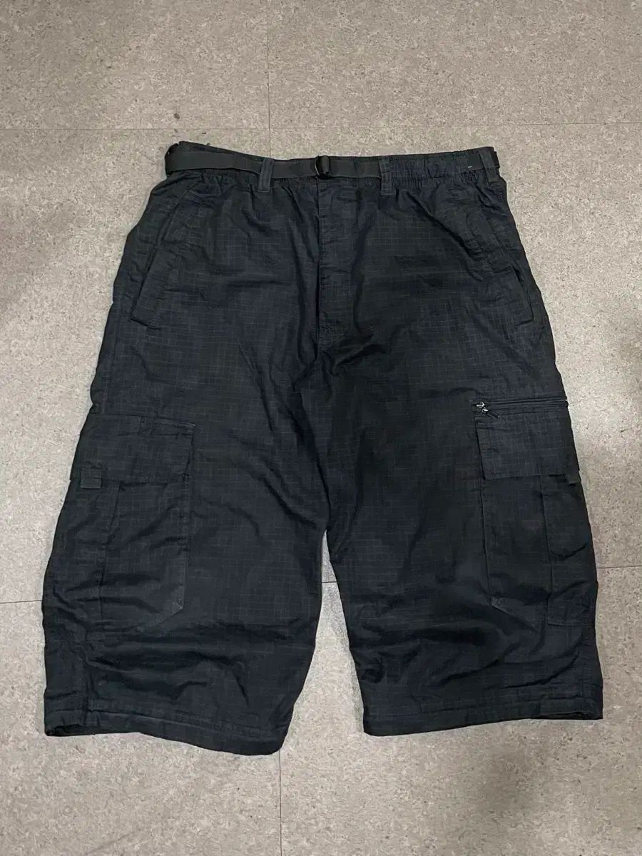 Vtg リップストップ カーゴ ワイド バミューダ パンツ Vtg リップストップ カーゴ ワイド バミューダ パンツ