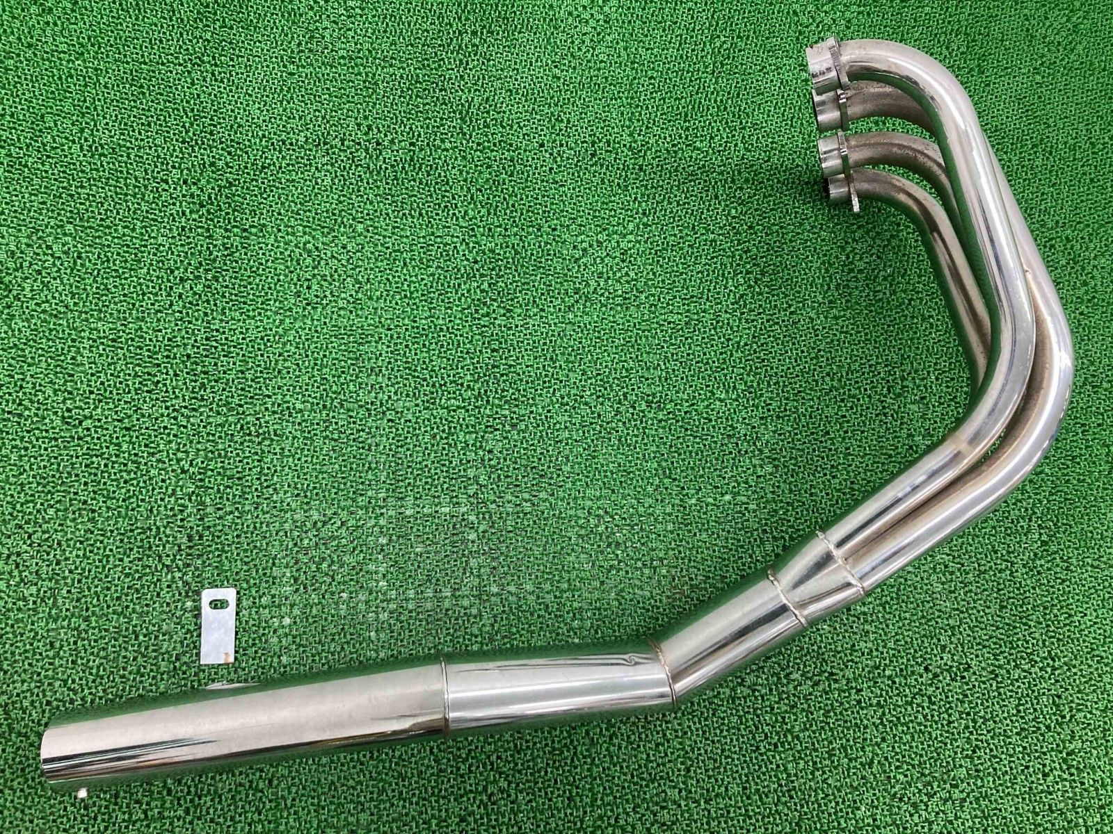 CB400SF マフラー 社外 中古 NC31 スチール メッキ ワンピースマフラー ショート管 Aa