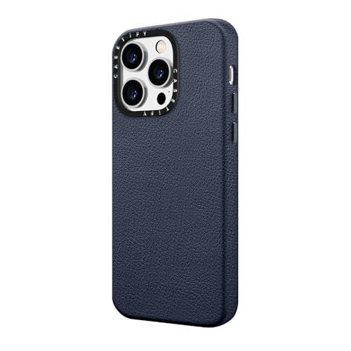 CASETiFY ペブル iPhone 15 Pro Max ケース [1.5mからの落下試験をクリア / MagSafe に対応] - ネイビーブルーma b1cd11c5
