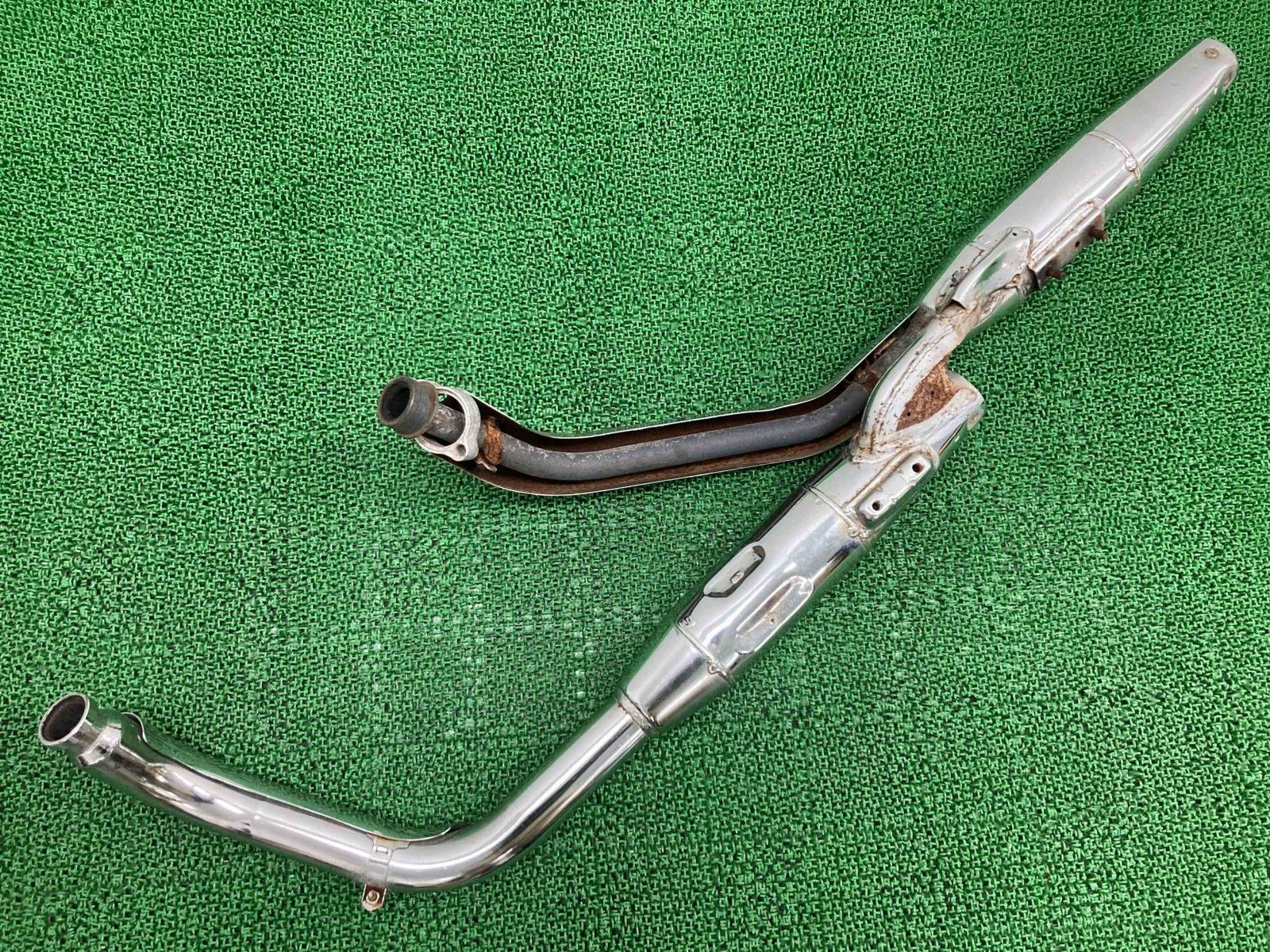 スティード400 マフラー KW9 ホンダ 純正 中古 NC26 STEED400 ヒートガード Zu - サムネイル
