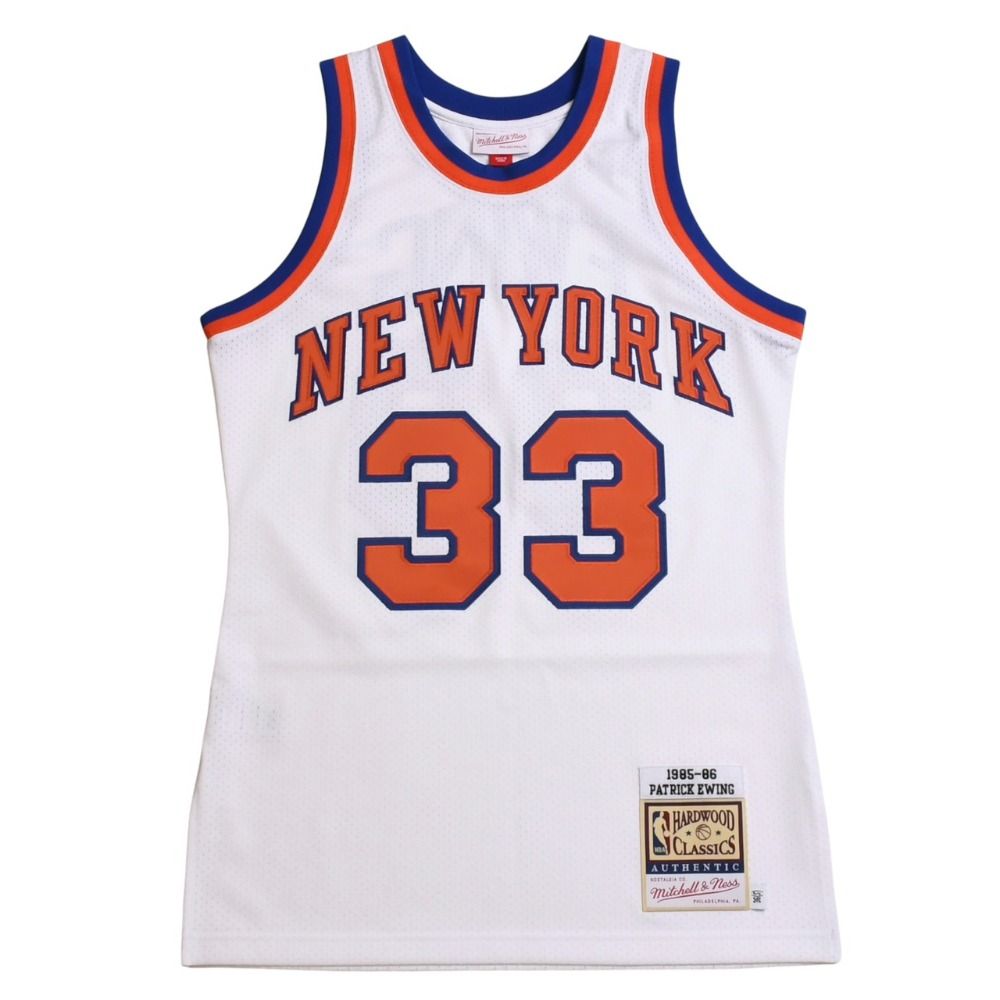 新品同様 Mitchell & Ness ミッチェル&ネス ニューヨーク ニックス ゲームジャージ サイズ36(S) パトリック ユーイング 1985-86 中古 4a002227