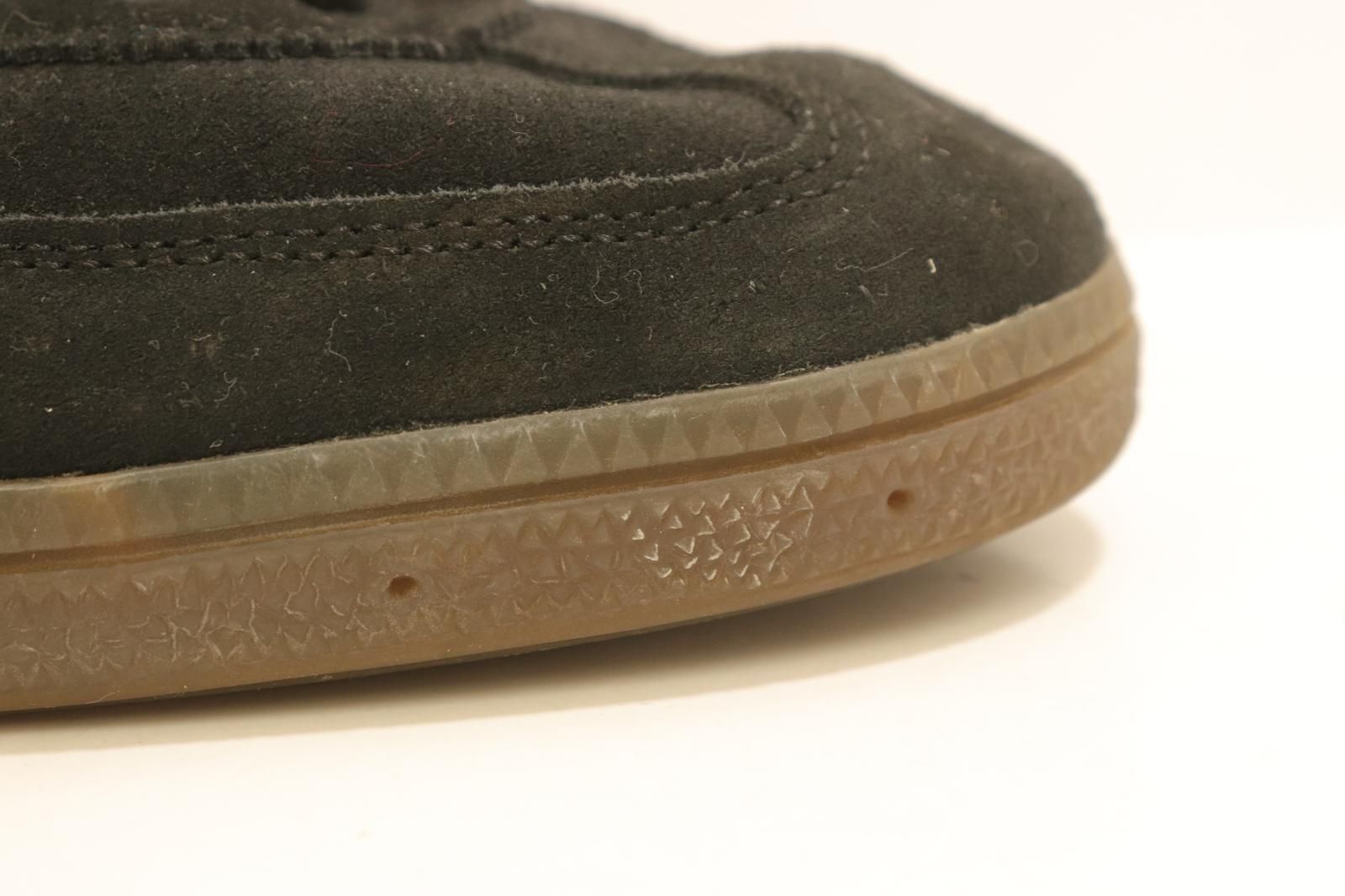 【中古】 adidas メンズスニーカー 28cm HANDBALL SPEZIAL adidas 28cm 黒 ブラック 白 ホワイト ロゴ