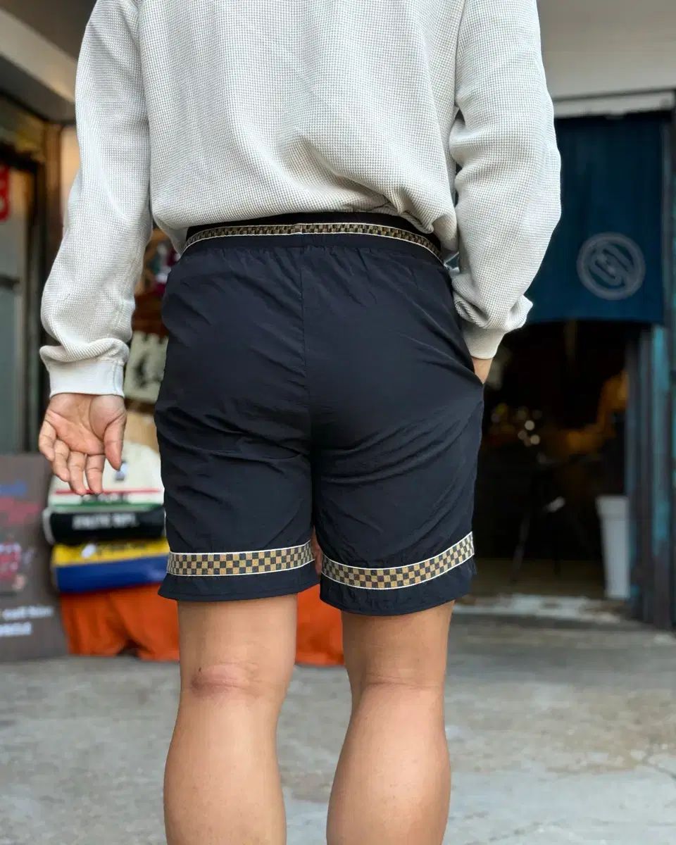 STUSSY ジャカード チェッカーボード パータン ショーツ S