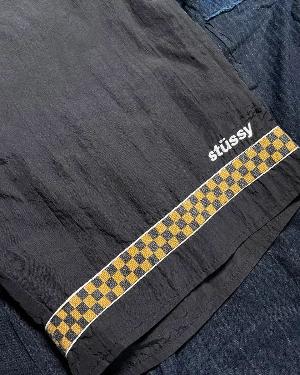 STUSSY ジャカード チェッカーボード パータン ショーツ S