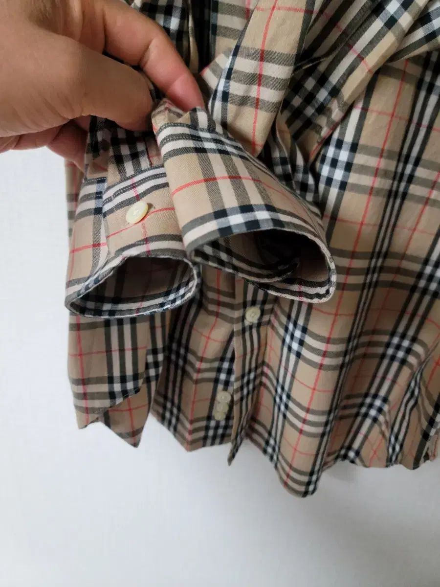 バーバリー ロンドン チェック シャツ 39(M) 実寸95 バーバリー ロンドン チェック シャツ 39(M) 実寸95